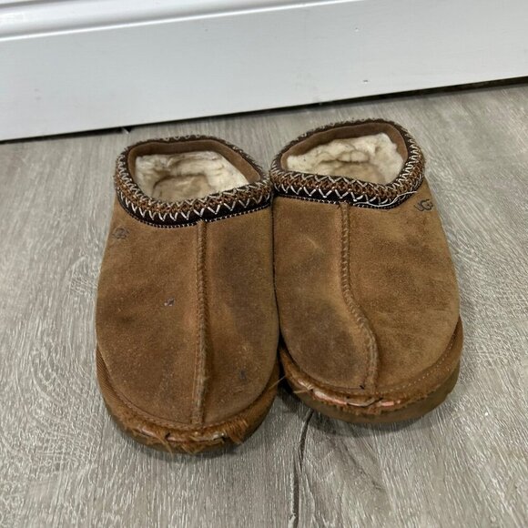 Ugg Australia Tasman Chestnut Slippers Slide On Tan Brown Women’s Size 8 - Picture 2 of 6
